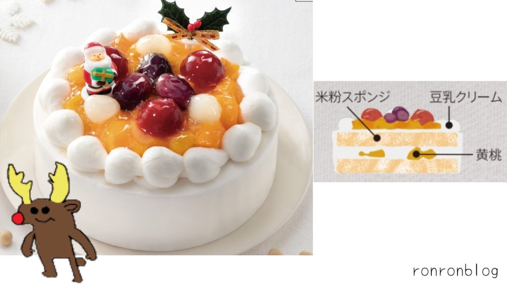 アレルギー対応 コンビニでかえるクリスマスケーキ２０１９