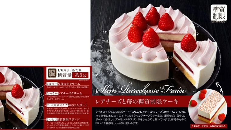 ネット コンビニで買える糖質オフのクリスマスケーキ２０２０